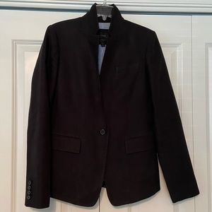 J Crew Regent Blazer in Black Linen